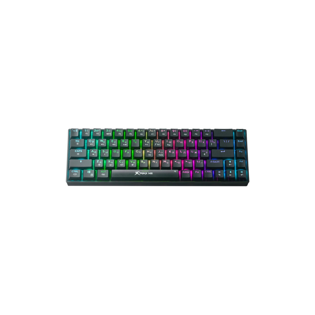 Клавіатура Xtrike ME GK-995W RGB Wireless/Bluetooth UA Black (GK-995WBKUA)