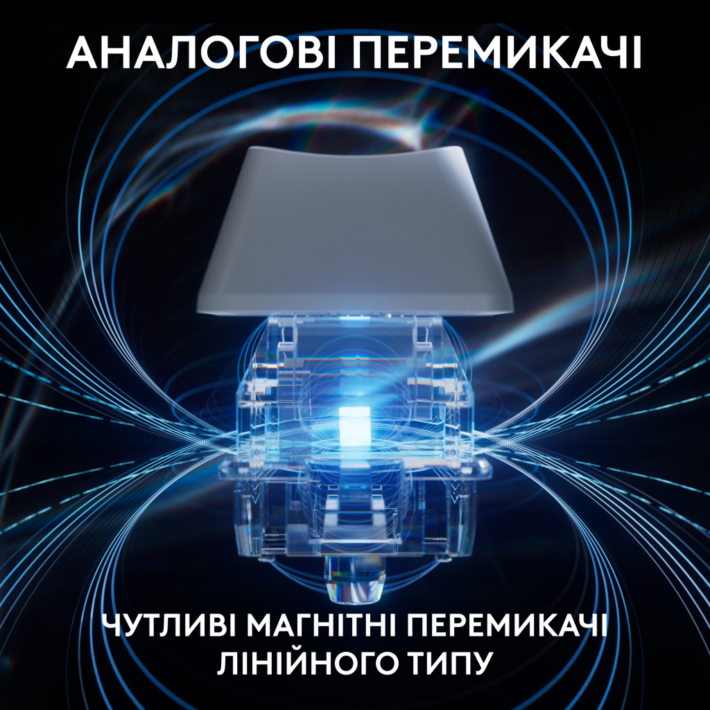 Клавіатура Logitech G PRO X TKL Rapid Linear USB UA White (920-013242)