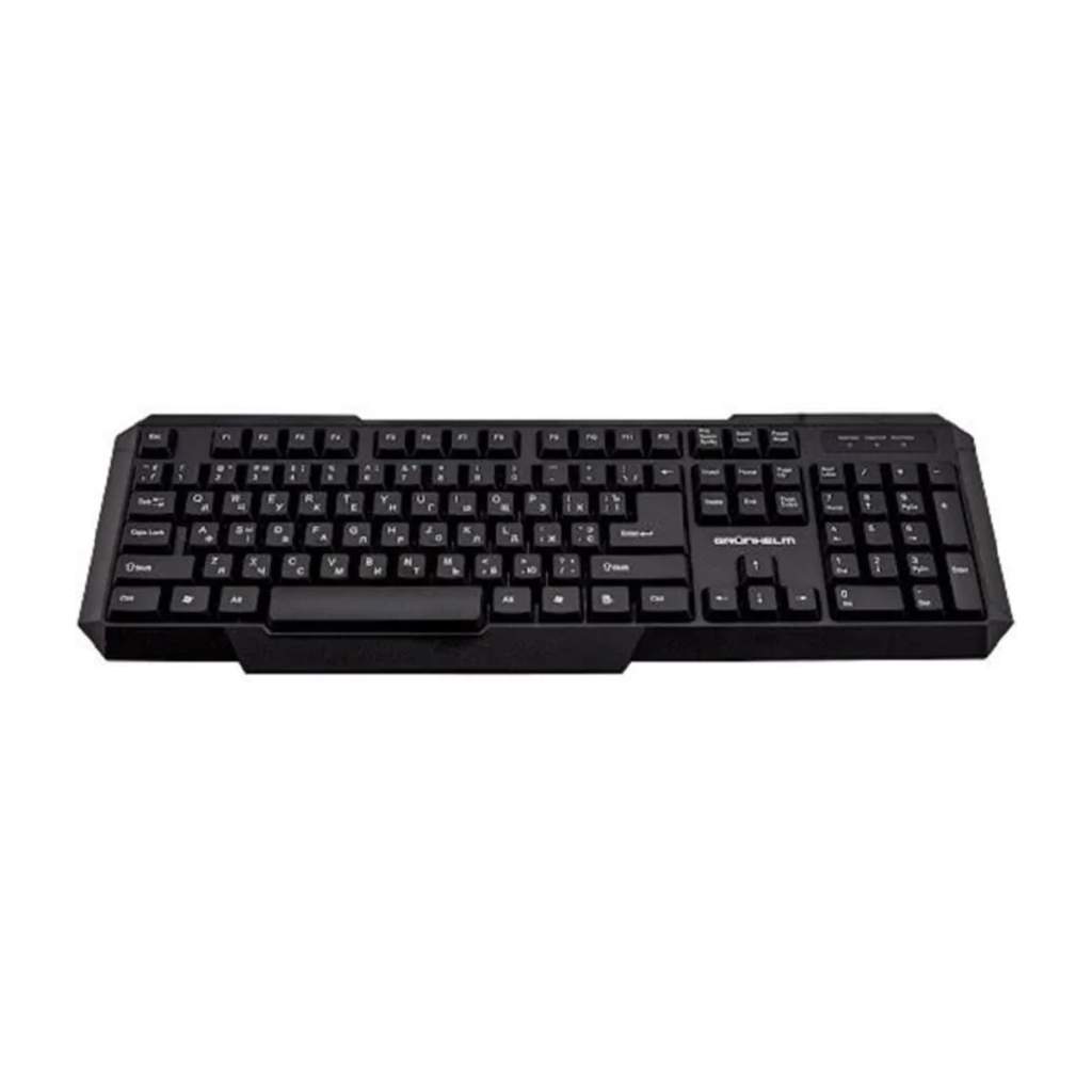 Клавіатура Grunhelm KB-103WD USB UA Black (109329)