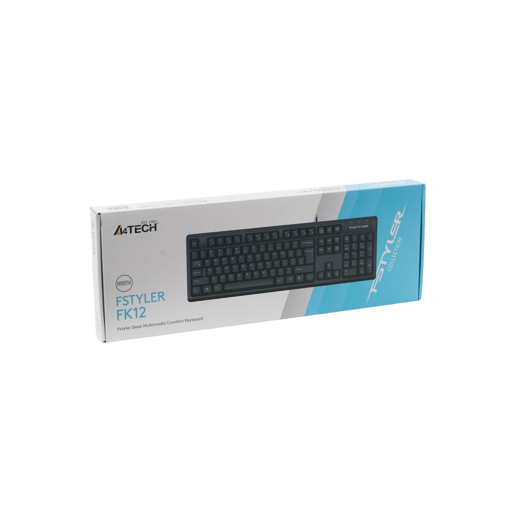 Клавіатура A4Tech FK12 USB UA Black (4711421003148)