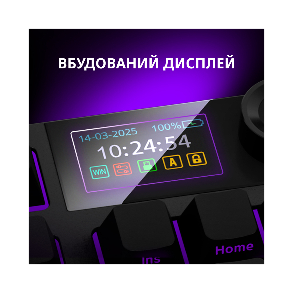 Клавіатура Lorgar KBP70TKLW Wireless TKL Mechanical Pro UA White (LRG-KBP70TKLW-WH-US)