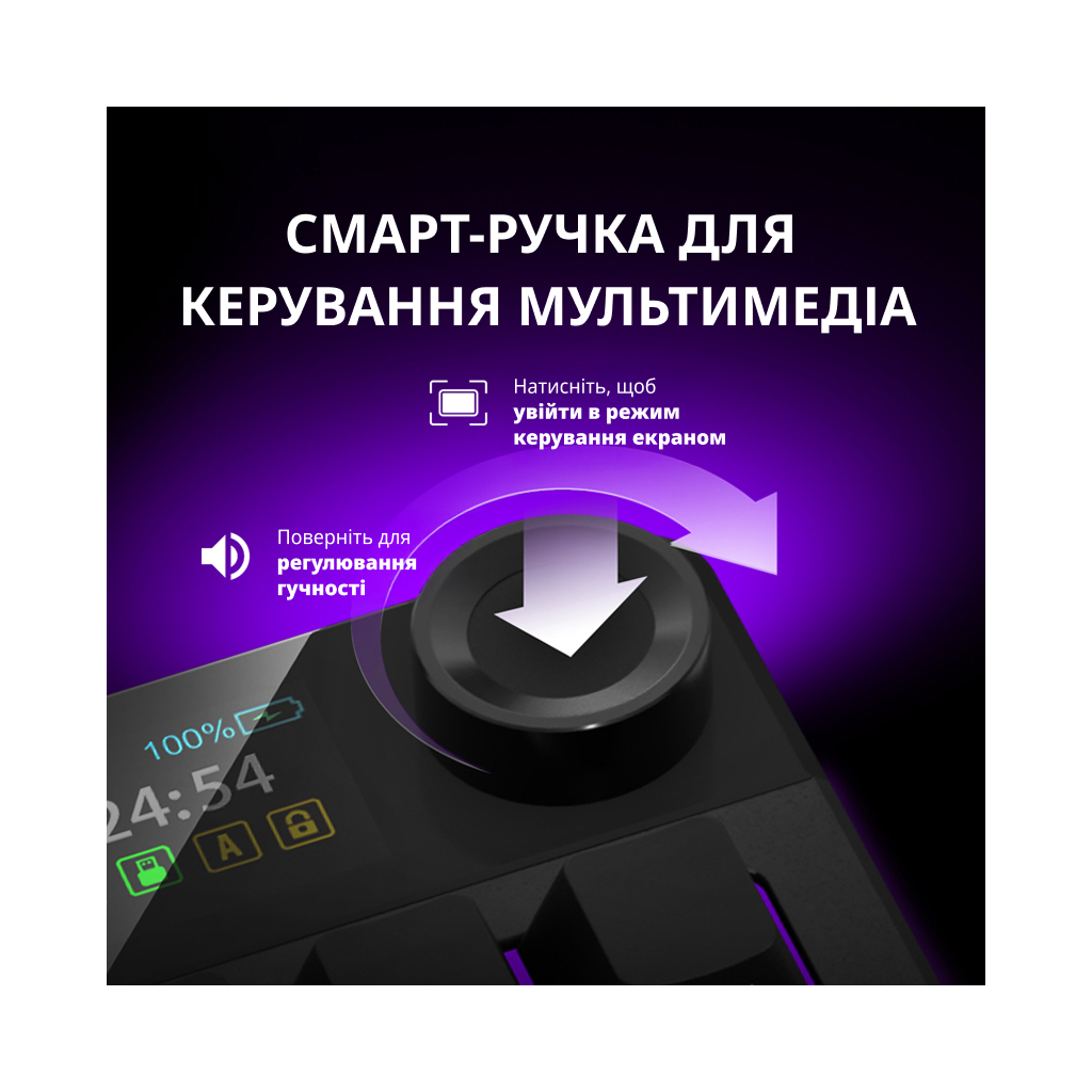 Клавіатура Lorgar KBP70TKLW Wireless TKL Mechanical Pro UA White (LRG-KBP70TKLW-WH-US)
