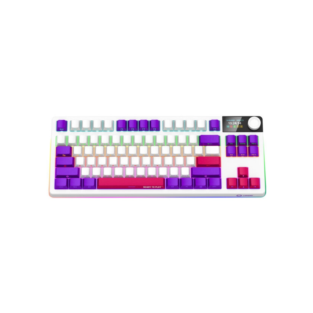 Клавіатура Lorgar KBP70TKLW Wireless TKL Mechanical Pro UA White (LRG-KBP70TKLW-WH-US)