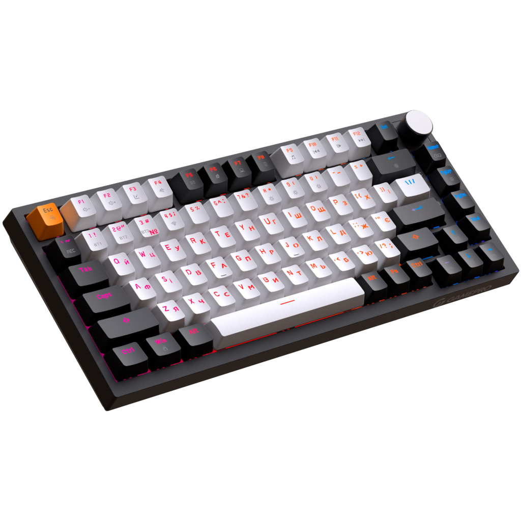 Клавіатура GamePro Asgard Valhalla MK160B Pro 75 RGB Wireless/Bluetooth/USB Black (MK160B Pro)