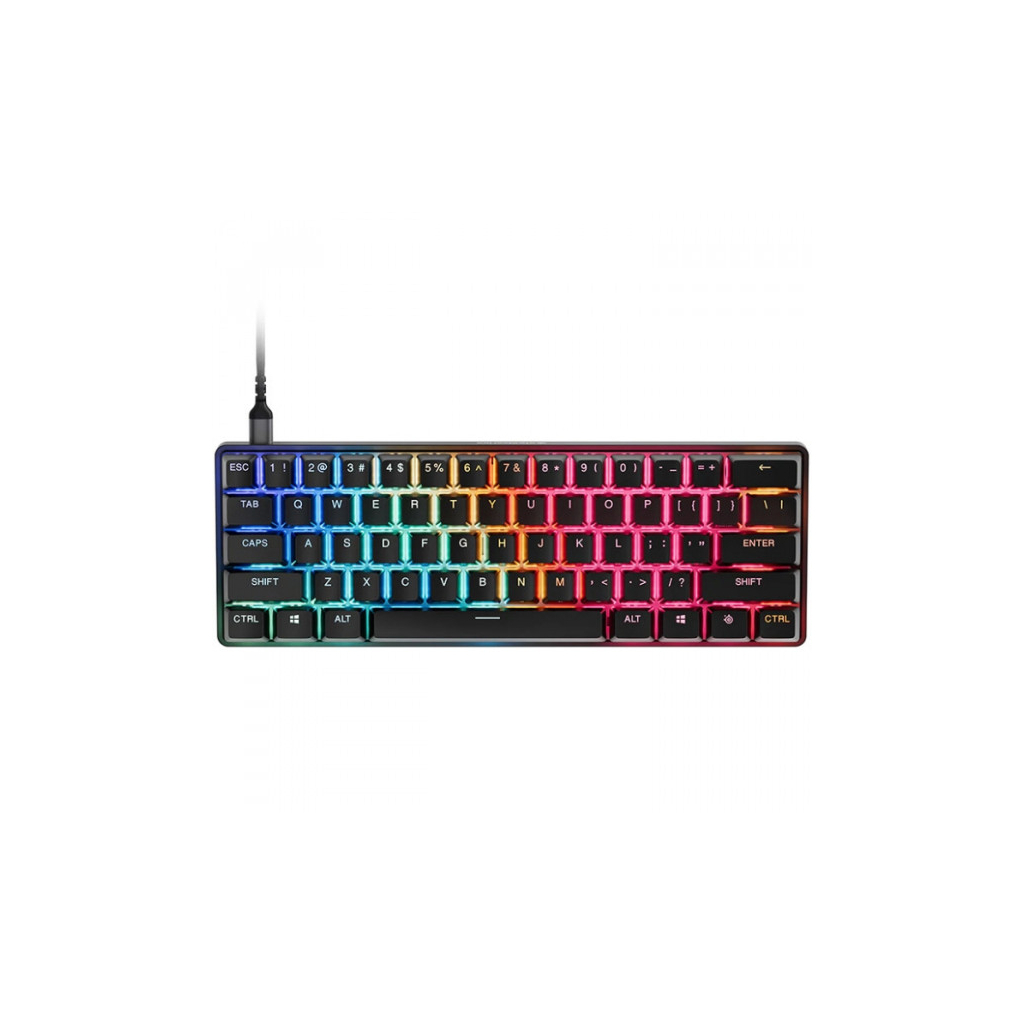 Клавіатура SteelSeries Apex Pro Mini Gen 3 HyperMagnetic OmniPoint 3.0 OLED USB UA Black (64913)
