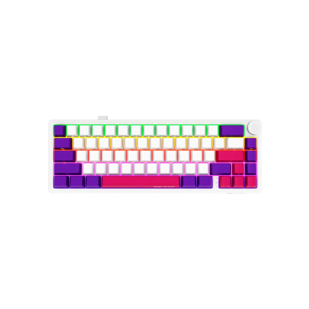 Клавіатура Lorgar KBP70MW Pro RGB Wireless/Bluetooth/USB UA White (LRG-KBP70MW-WH-US)