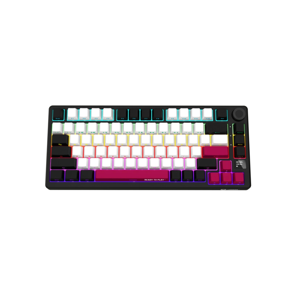 Клавіатура Lorgar KBP7075W Pro RGB Wireless/Bluetooth/USB UA Black/red (LRG-KBP7075W-BK-US)
