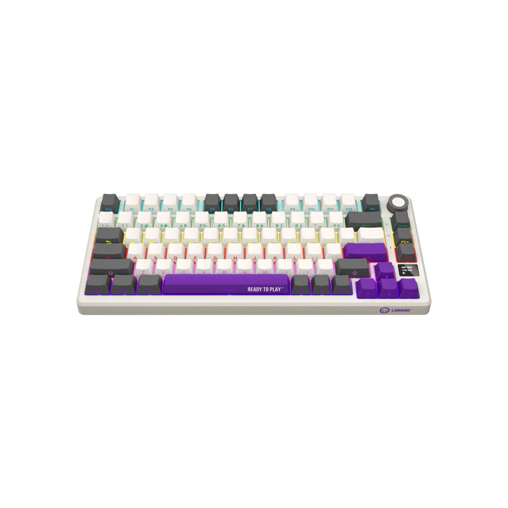 Клавіатура Lorgar KBP7075W Pro RGB Wireless/Bluetooth/USB UA Beige (LRG-KBP7075W-RT-US)