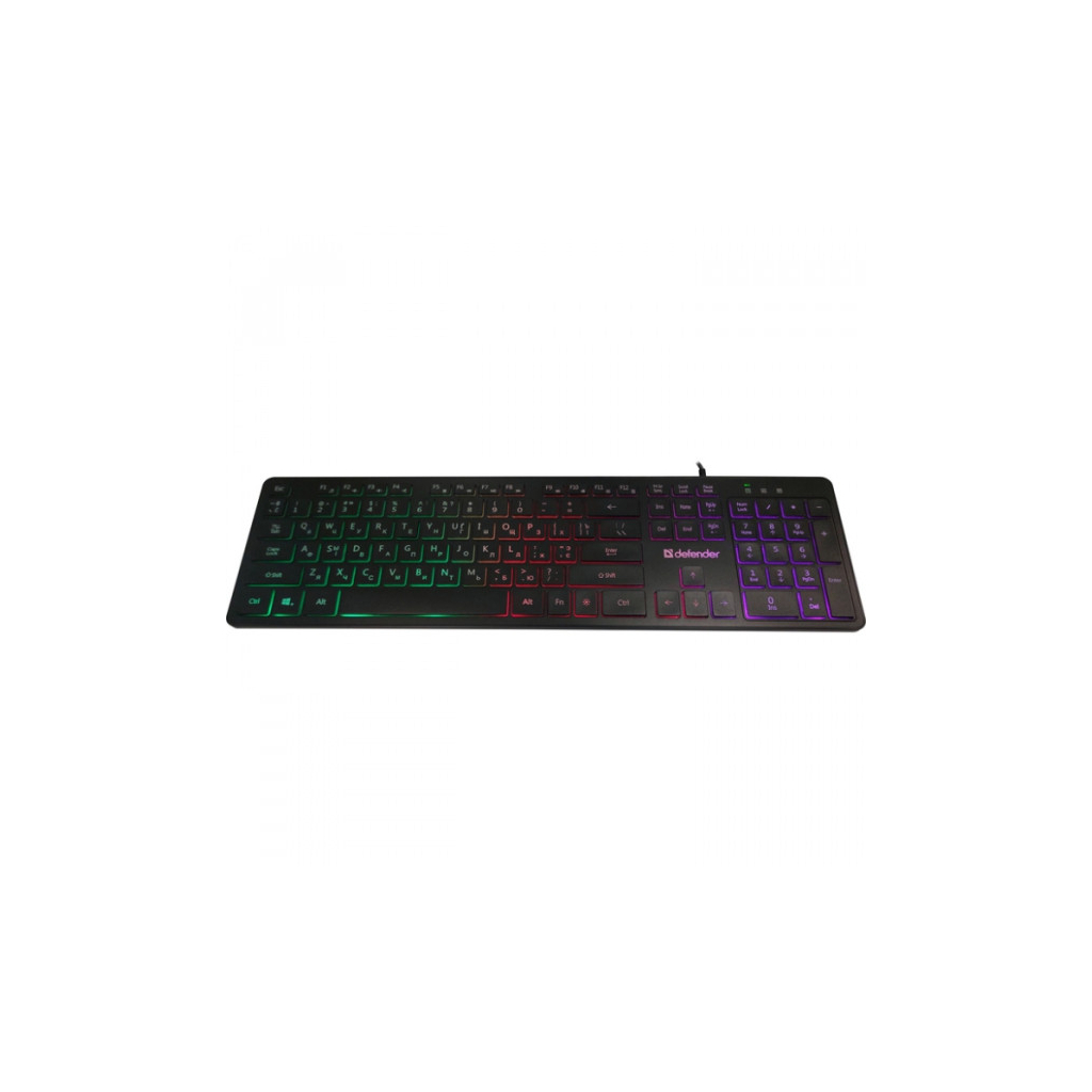 Клавіатура Defender Balance LQ LED USB UA Black (450790)