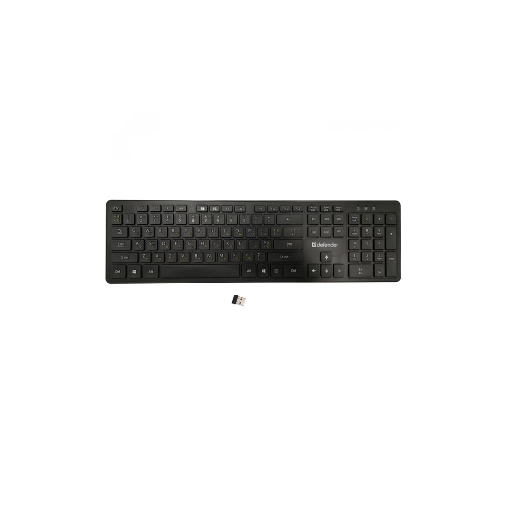 Клавіатура Defender Comfort MT Wireless UA Black (450950)