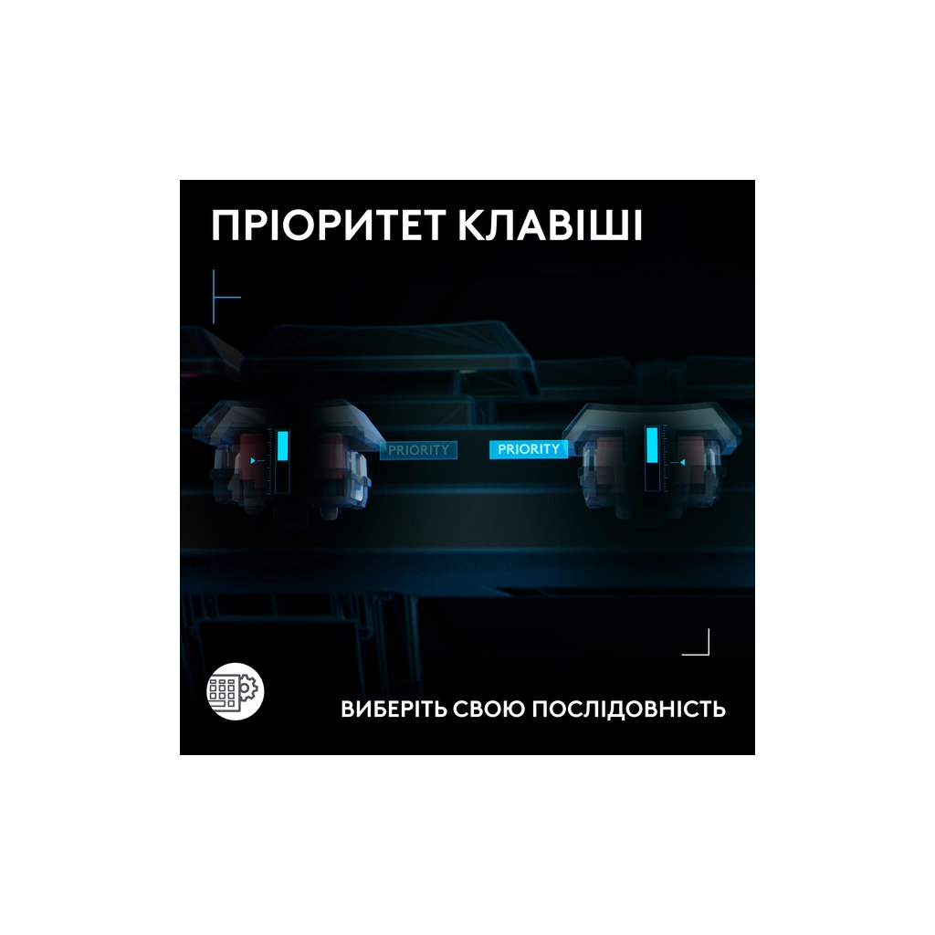 Клавіатура Logitech G515 Rapid TKL Wired USB UA Black (920-013861)