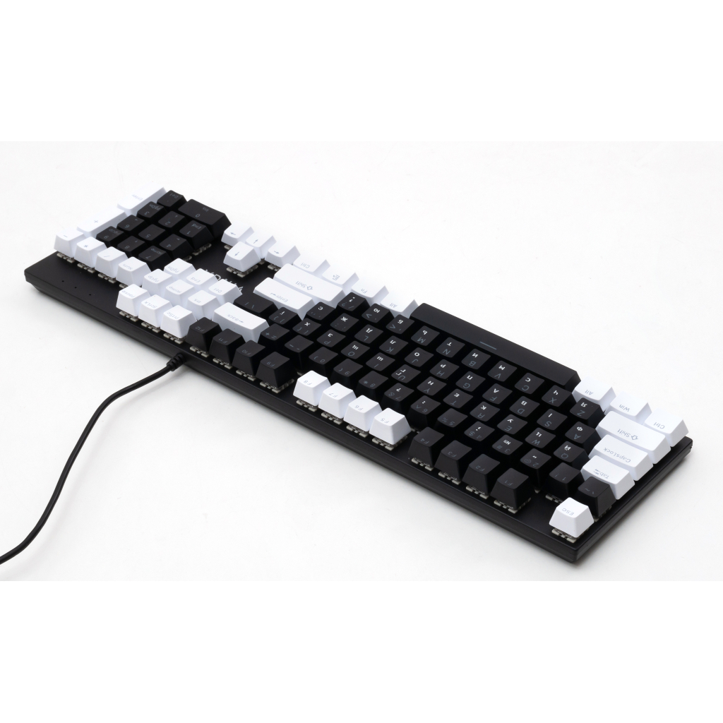 Клавіатура Vinga KBGM-095 LED Orange Switch USB White/Black (KBGM-095Y White/Black)