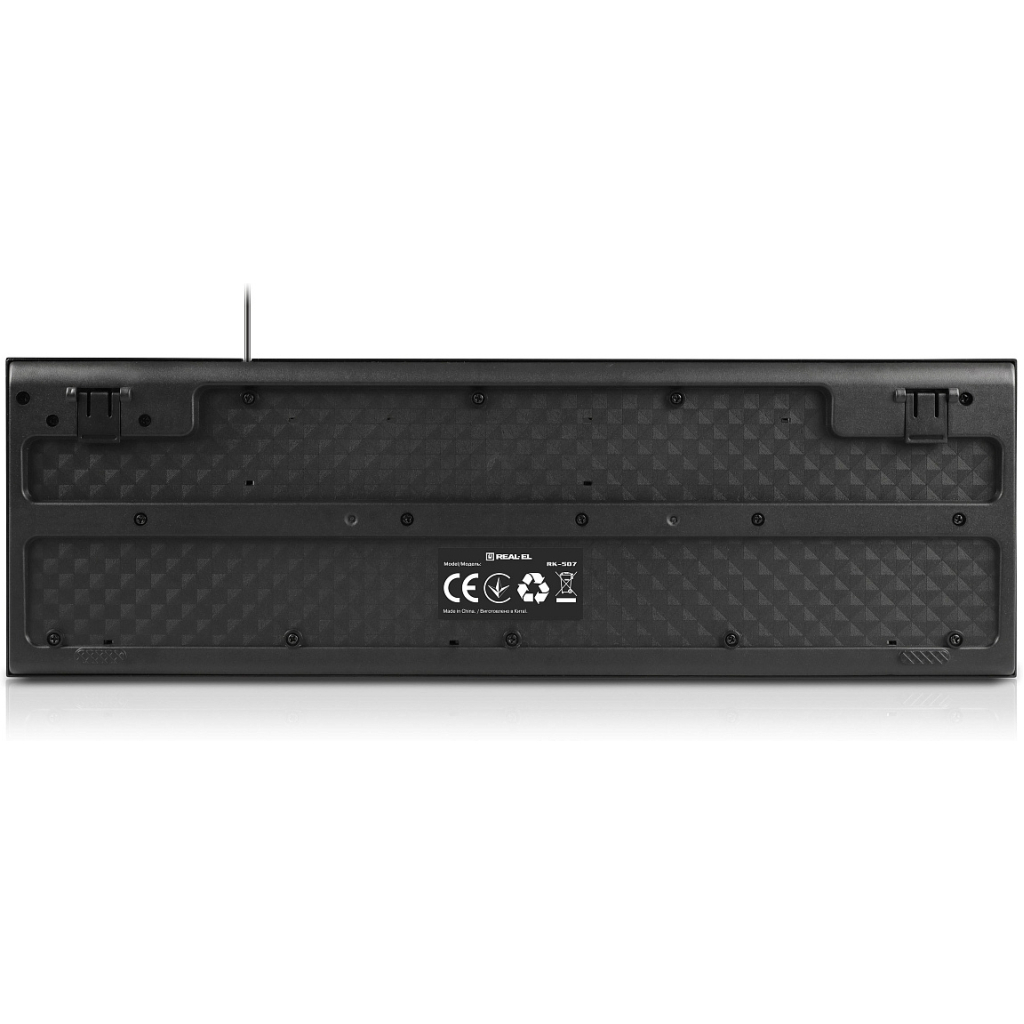 Клавіатура REAL-EL RK-507 USB Black (EL123100050)