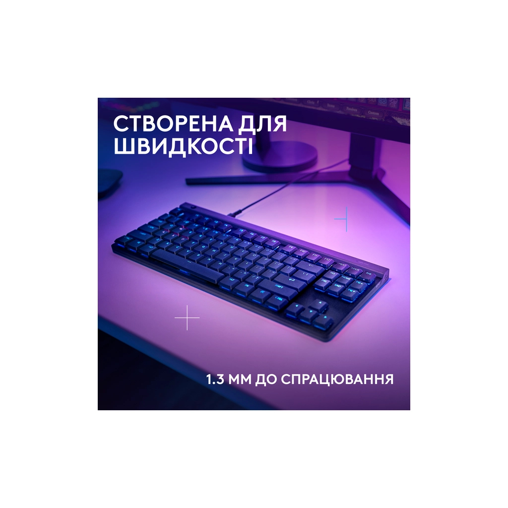 Клавіатура Logitech G515 TKL Cored GL Tactile RGB USB UA Black (920-014133)