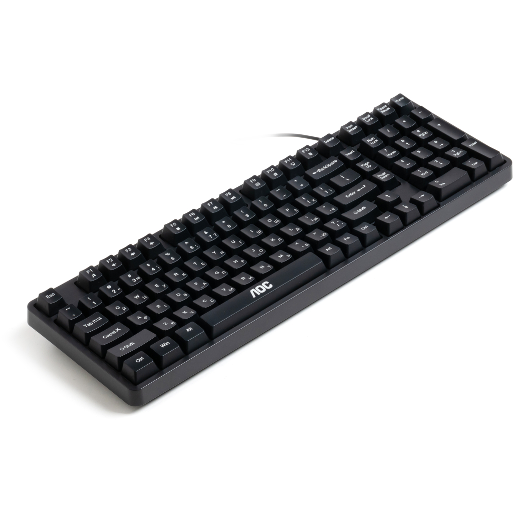 Клавіатура AOC GK116B LED USB UA Black (GK116B/97)