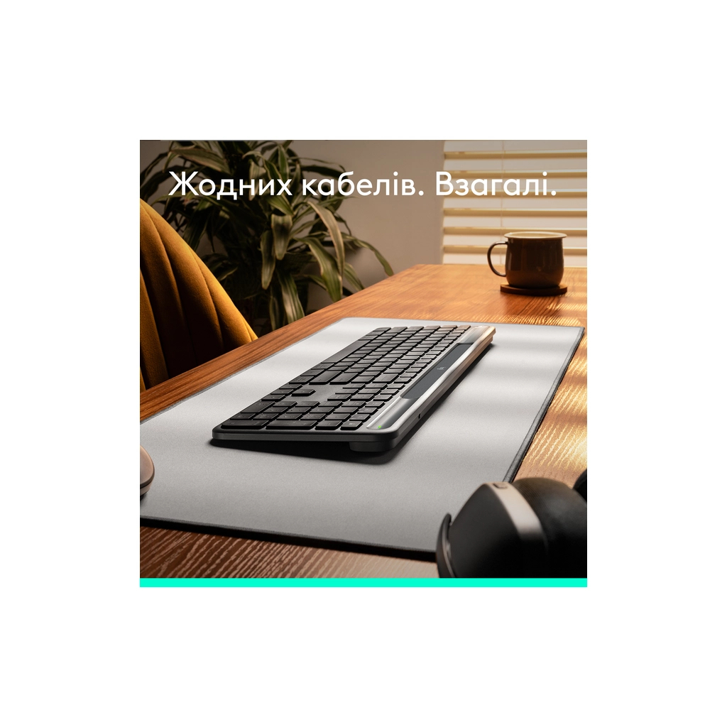 Клавіатура Logitech Slim Solar+ Bluetooth Graphite (920-013764)