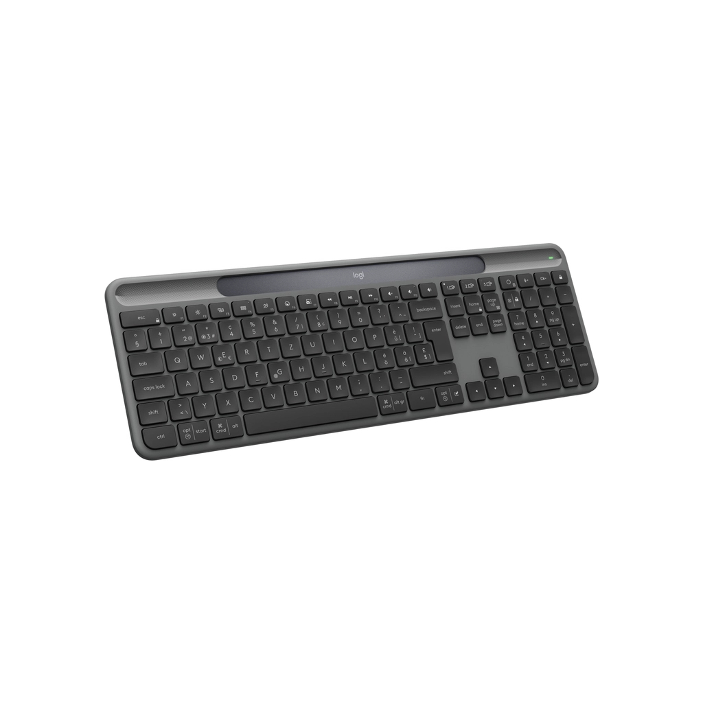 Клавіатура Logitech Slim Solar+ Bluetooth Graphite (920-013764)