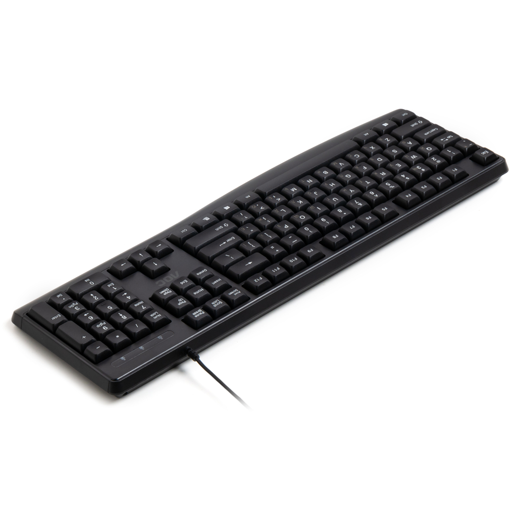 Клавіатура AOC KB120B USB UA Black (KB120B/97)