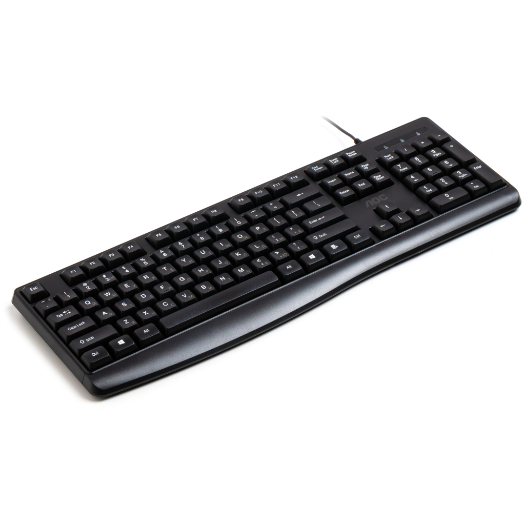 Клавіатура AOC KB120B USB UA Black (KB120B/97)