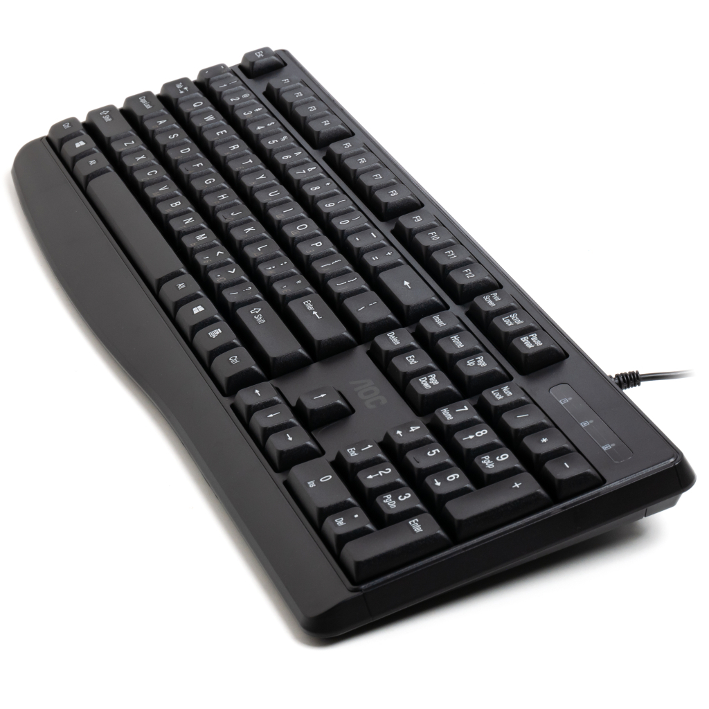 Клавіатура AOC KB120B USB UA Black (KB120B/97)