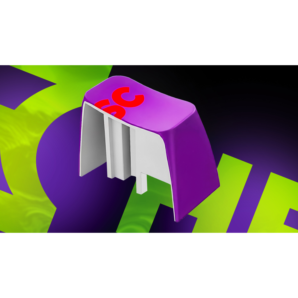 Клавіатура Hator Hellyberry HK60 Mechanical Linear RGB USB UA White/Violet (HK60)