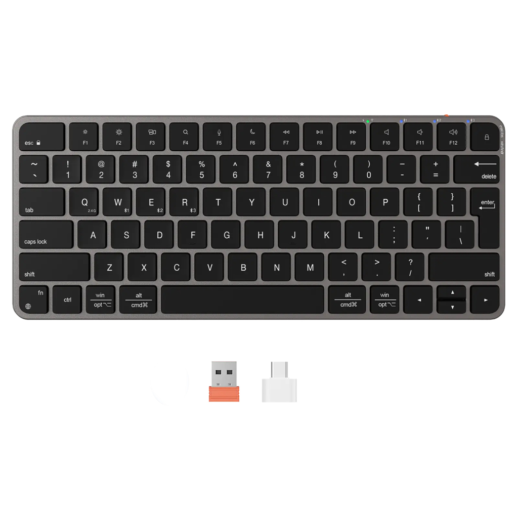 Клавіатура Meetion K210 Bluetooth/Wireless Black (MT-K210MW-A-RUA)