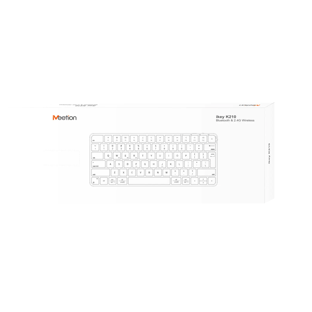 Клавіатура Meetion K210 Bluetooth/Wireless Black (MT-K210MW-A-RUA)