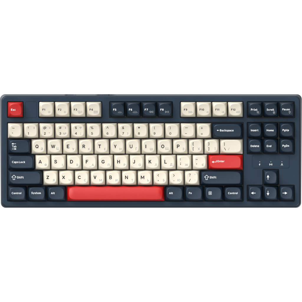 Клавіатура GamePro Asgard Ragnar Wireless/Bluetooth/USB UA Blue (MK285BL)
