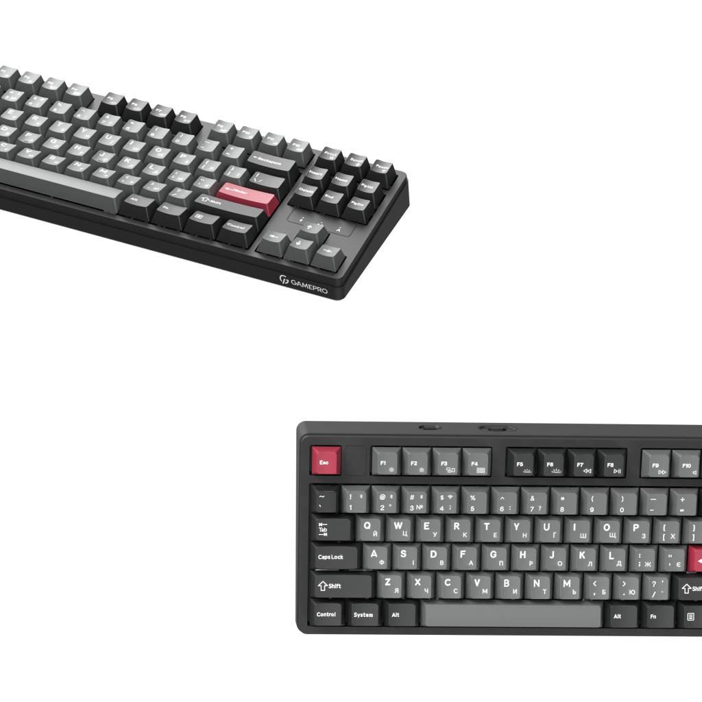 Клавіатура GamePro Asgard Ragnar Wireless/Bluetooth/USB UA Black (MK285BK)