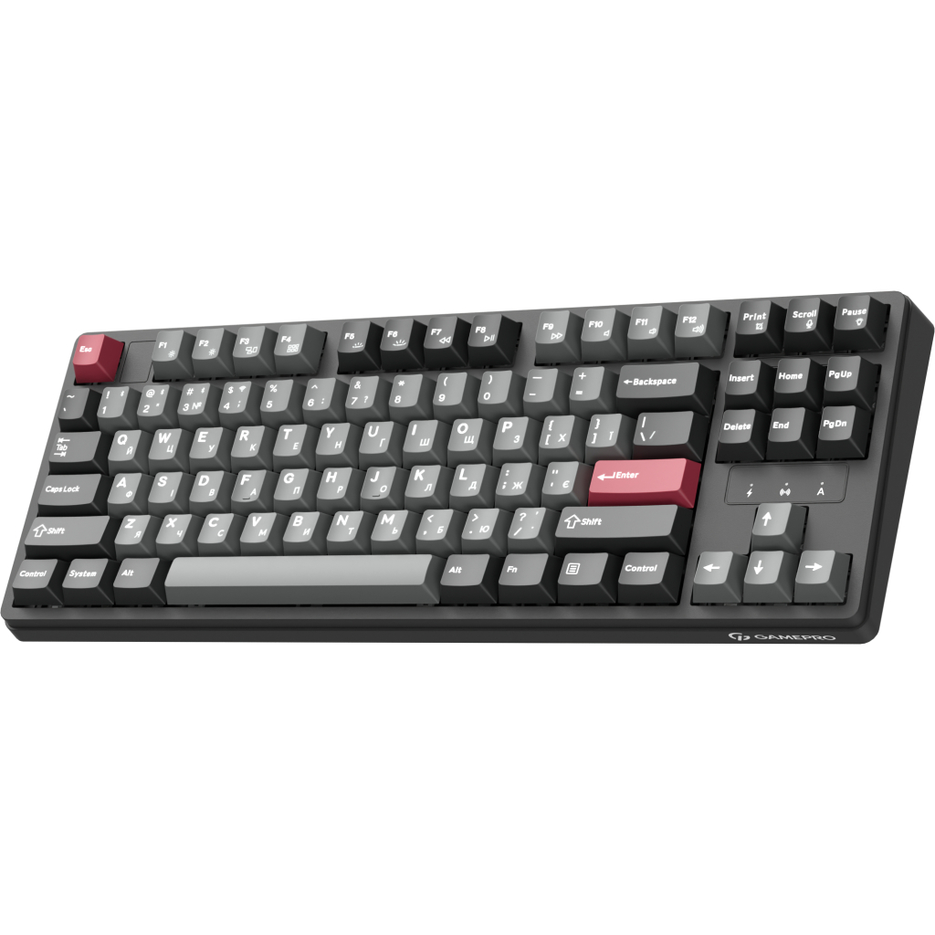 Клавіатура GamePro Asgard Ragnar Wireless/Bluetooth/USB UA Black (MK285BK)