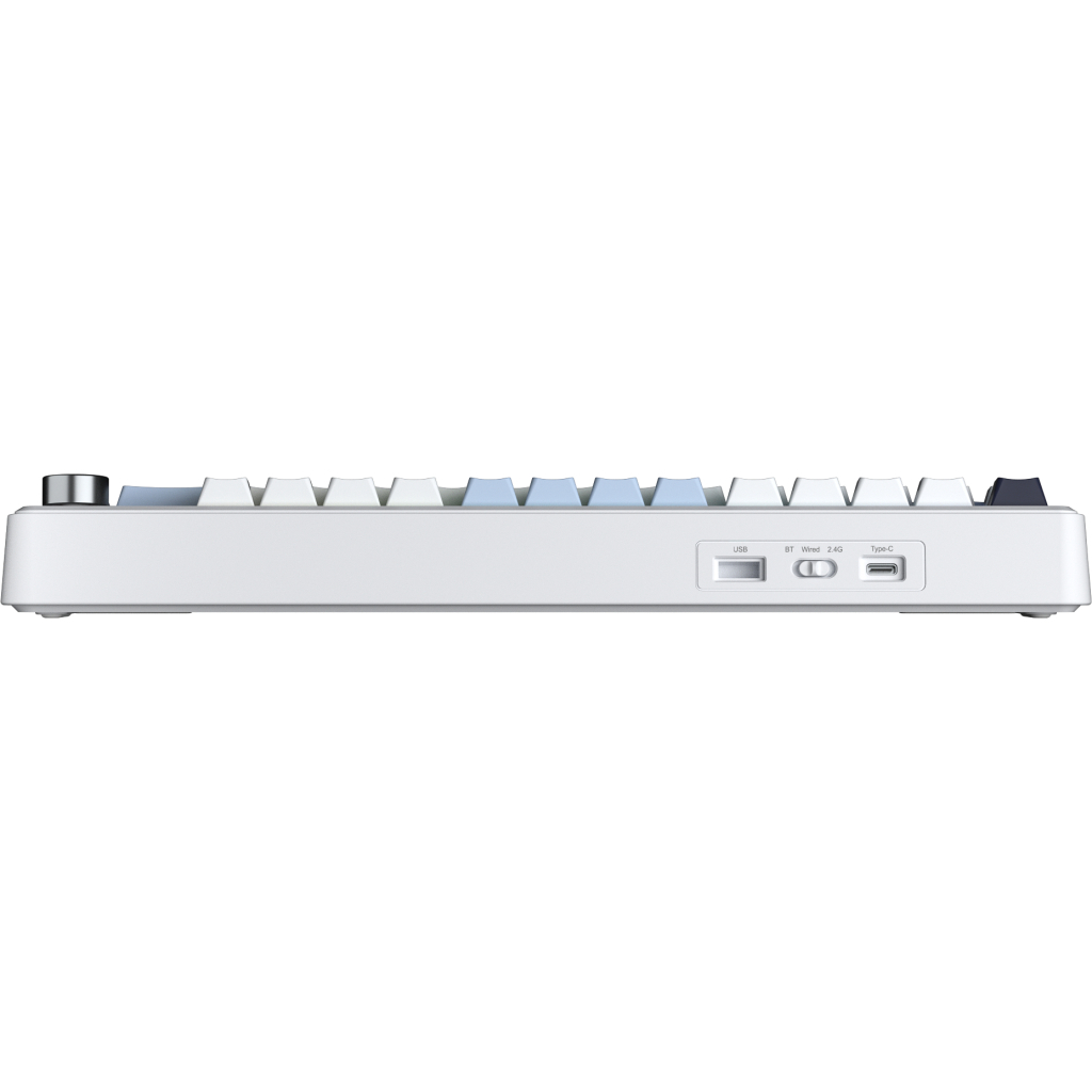 Клавіатура Aula F75 MAX Wireless/Bluetooth UA White/Blue (6978080501158)