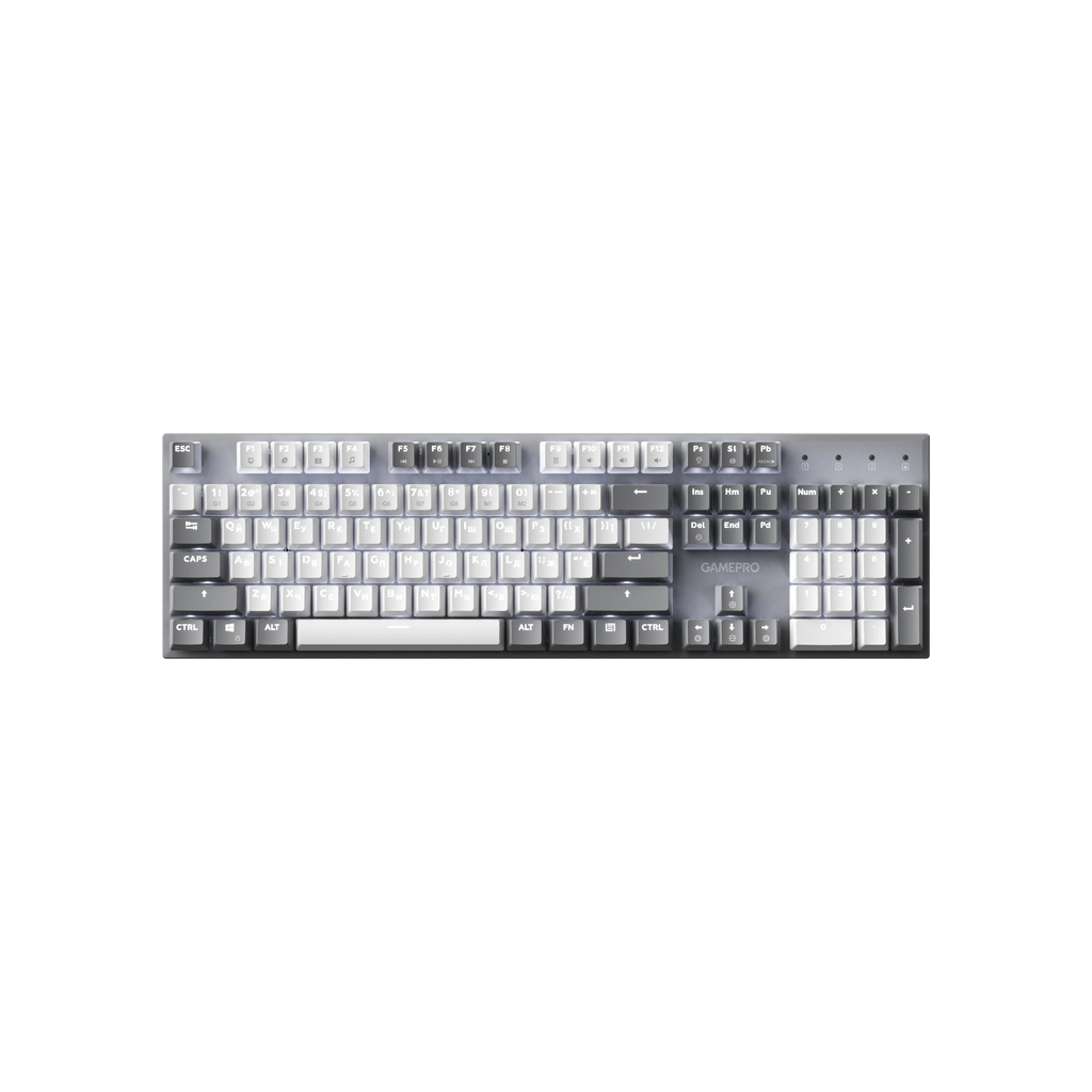 Клавіатура GamePro Genesis Metallic MK144G Outemu Red Switch USB UA Gray (MK144G)