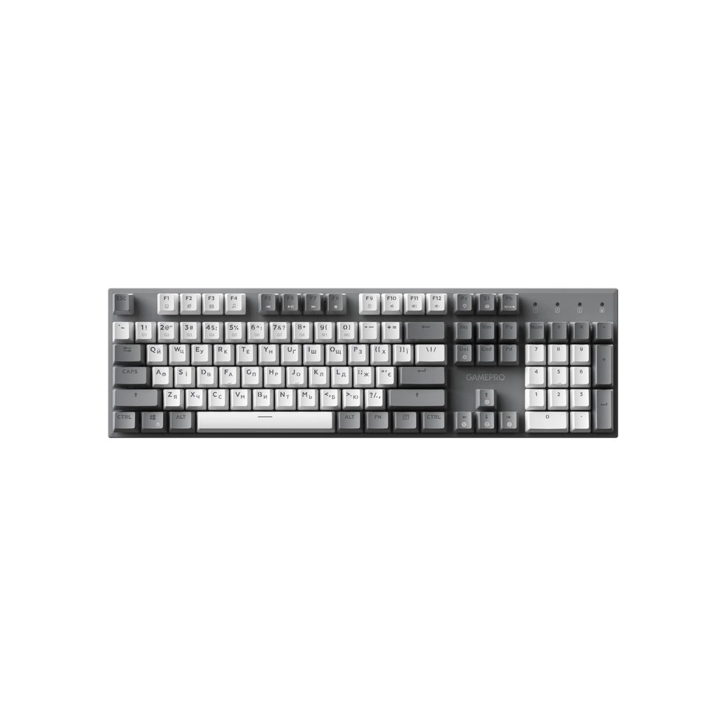 Клавіатура GamePro Genesis Metallic MK144G Outemu Red Switch USB UA Gray (MK144G)