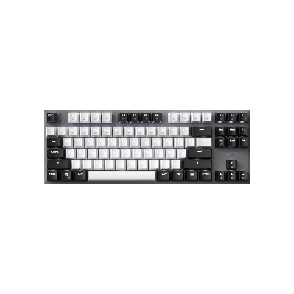Клавіатура GamePro Genesis Joker MK124G Outemu Red Switch USB UA Gray (MK124G)