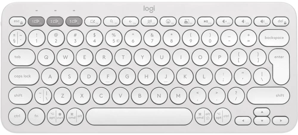 Клавіатура Logitech K380s Pebble Keys 2 Tonal White 