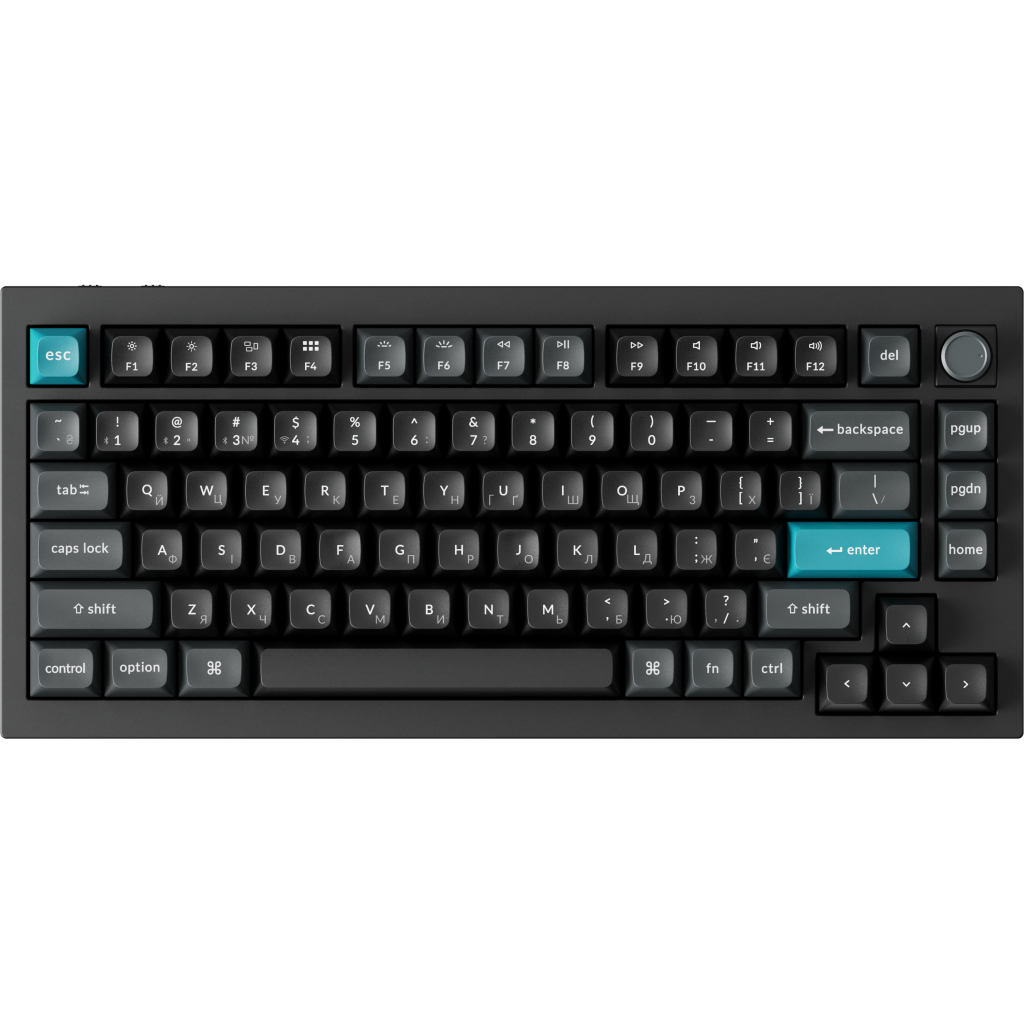 Клавіатура Keychron Q1 Ultra Keychron Red Switch RGB UA Black (Q1U-M1-UA)