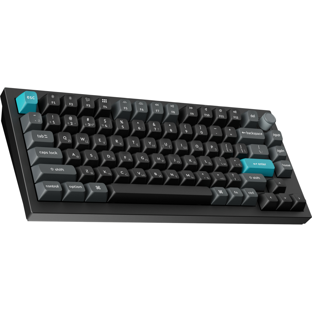 Клавіатура Keychron Q1 Ultra Keychron Red Switch RGB UA Black (Q1U-M1-UA)