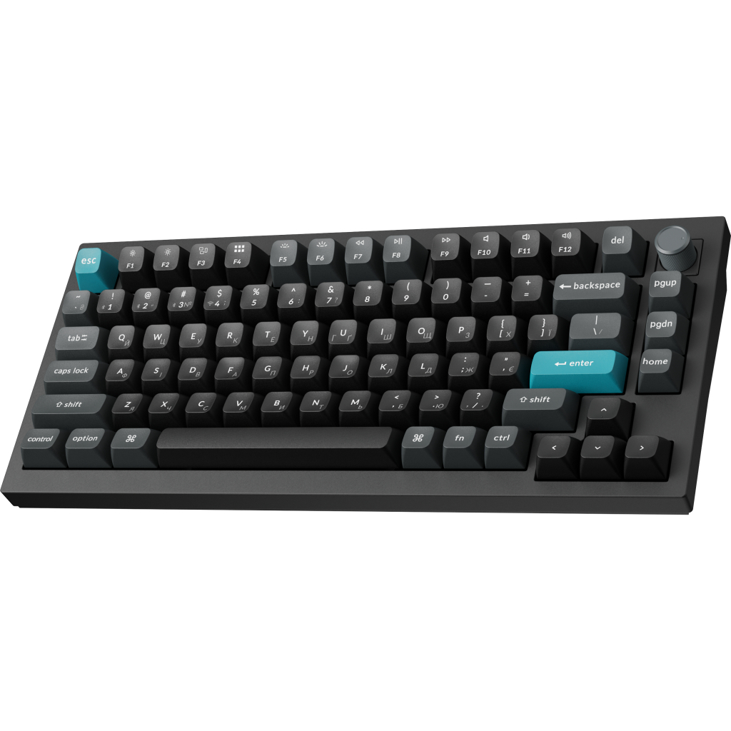 Клавіатура Keychron Q1 Ultra Keychron Red Switch RGB UA Black (Q1U-M1-UA)