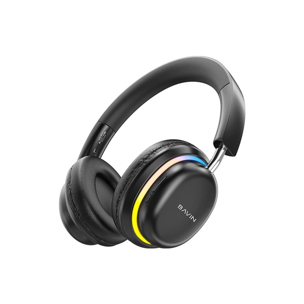 Навушники BAVIN BH-53 Hi-Res RGB LIGHT Black (HB-BH-53 BK)