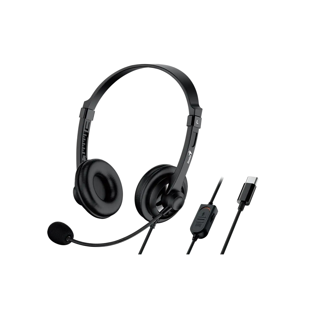 Навушники Genius HS-230U USB-C Black (31710021405)