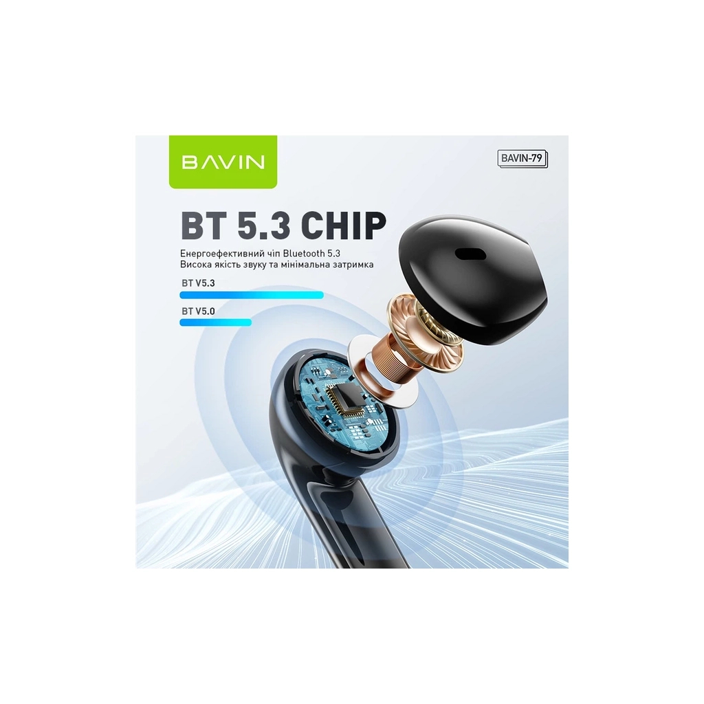 Навушники BAVIN BAVIN-79 Hi-Res Black (HB-BA-79-BK)