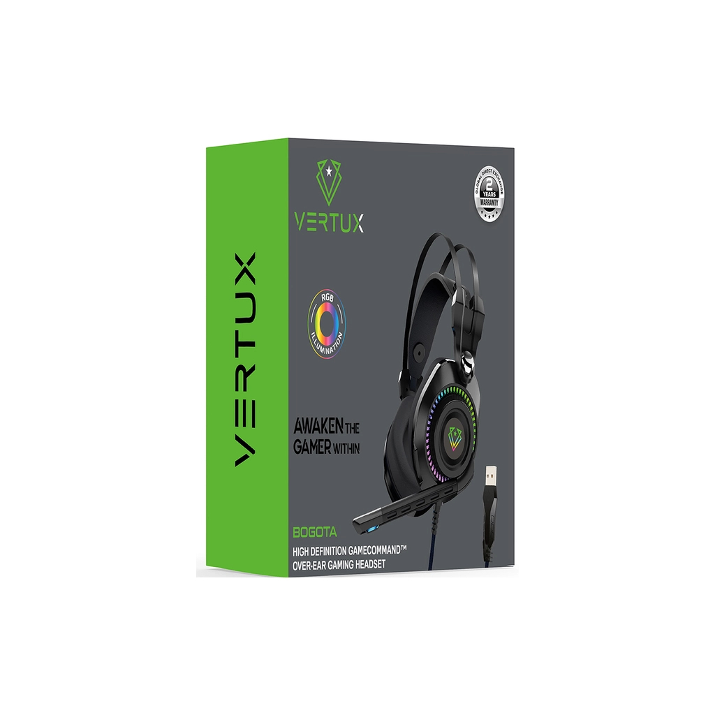 Навушники Vertux Bogota 7.1 USB Black (bogota.black)