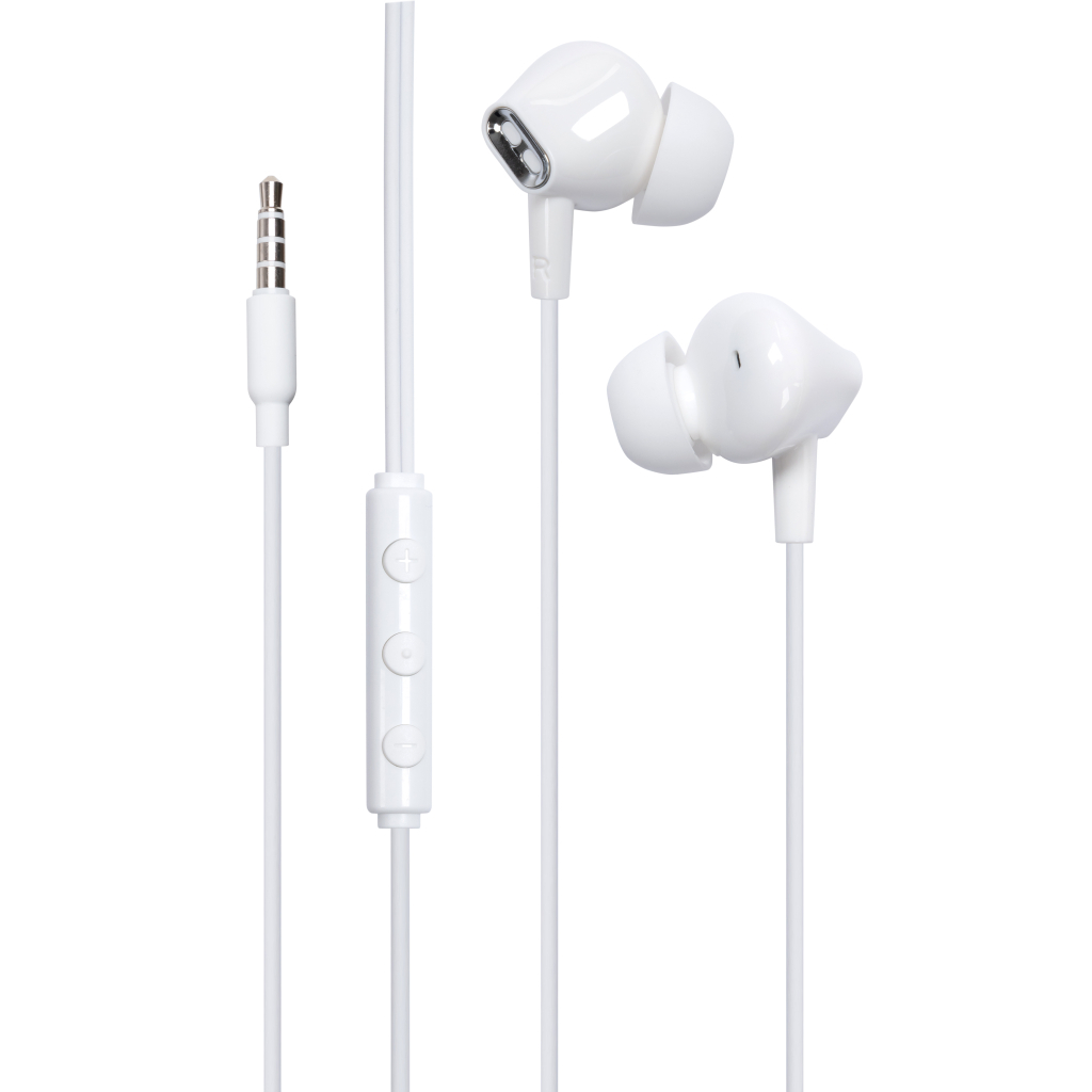 Навушники Vention Echo Lite 3.5mm In-Ear Wired White (GBAWAV)