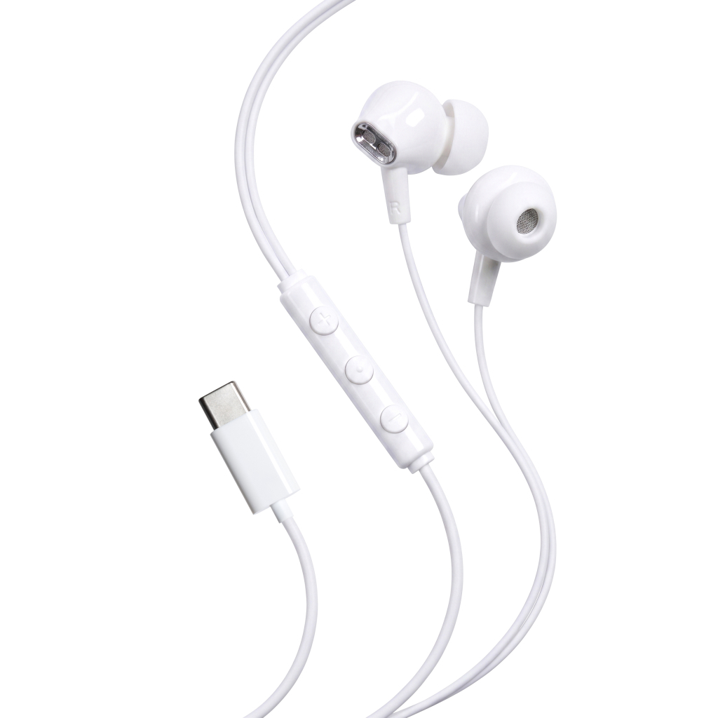 Навушники Vention Echo Lite USB-C In-Ear Wired White (GBBWAV)