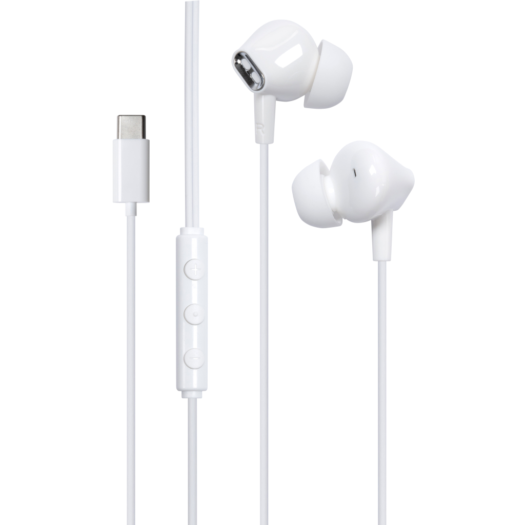 Навушники Vention Echo Lite USB-C In-Ear Wired White (GBBWAV)
