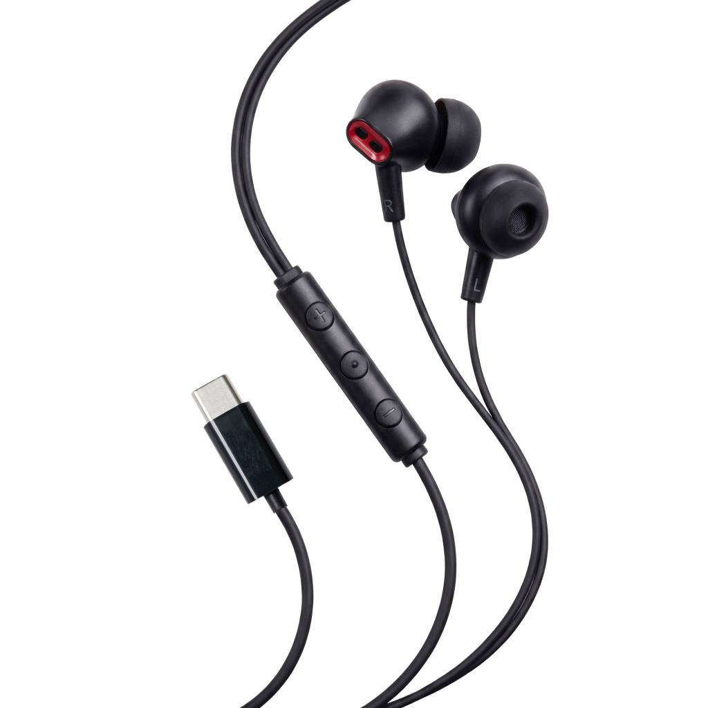 Навушники Vention Echo Lite USB-C In-Ear Wired Black (GBBBAV)