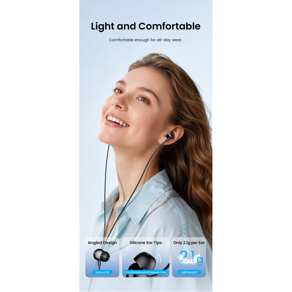 Навушники Vention Echo Lite USB-C In-Ear Wired Black (GBBBAV)