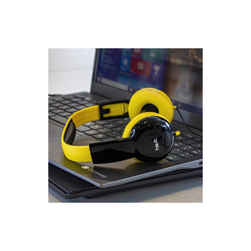 Навушники Havit HV-H211d Yellow/Black (HV-H211d)