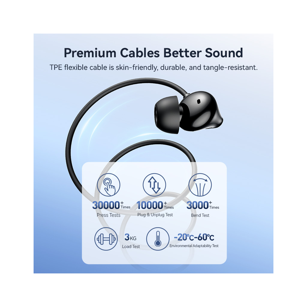 Навушники Vention Echo Lite 3.5mm In-Ear Wired Black (GBABAV)