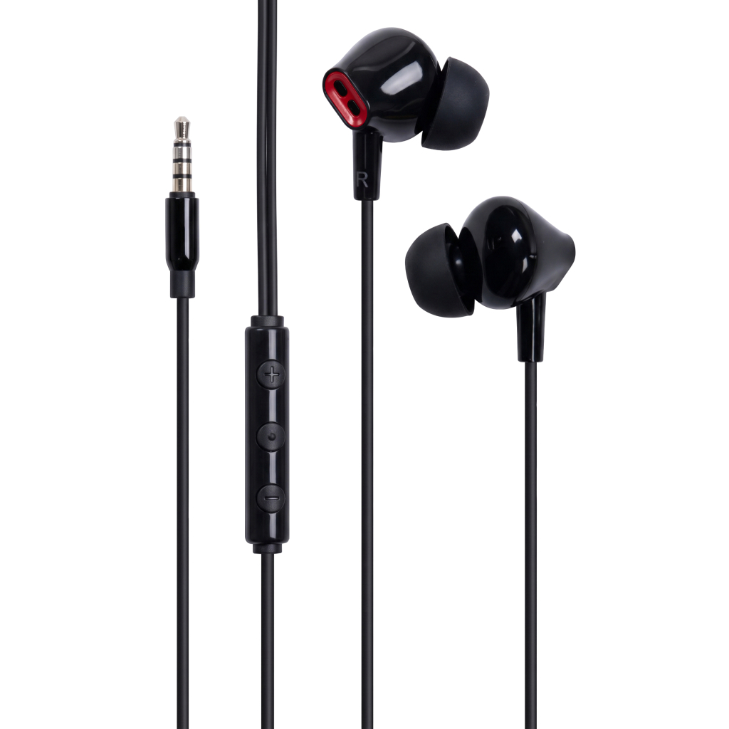 Навушники Vention Echo Lite 3.5mm In-Ear Wired Black (GBABAV)